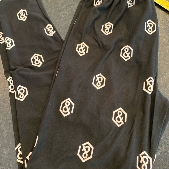 Agnes & Dora leggings black & white soft and comfy stretchy lounge wear nwt - Picture 4 of 6